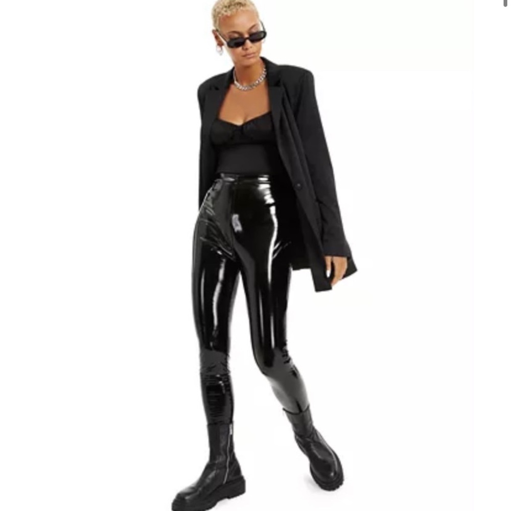 Danielle Bernstein Patent Leggings